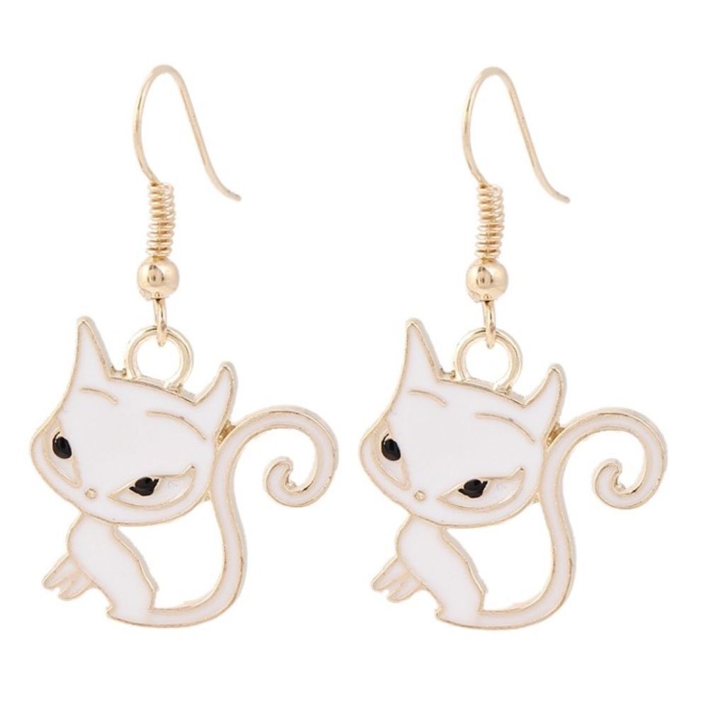 White Cat Jewelry Set - Picture 3 of 5